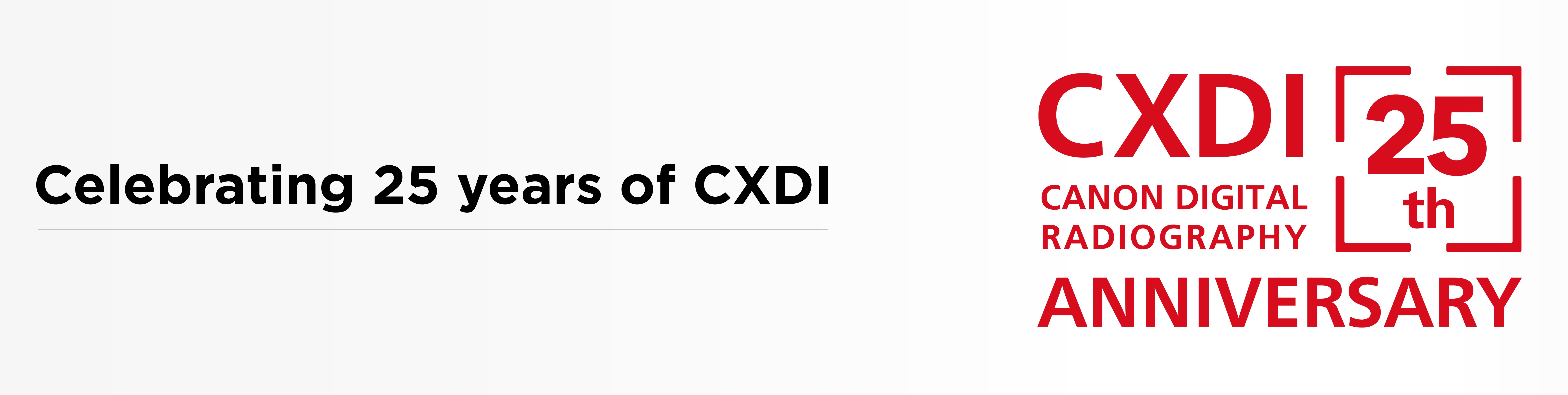 Celebrating 25 years of CXDI